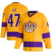 Authentic Andre Lee Gold Los Angeles Kings Classics Jersey - Youth