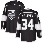 Authentic Arthur Kaliyev Black Los Angeles Kings Home Jersey - Youth