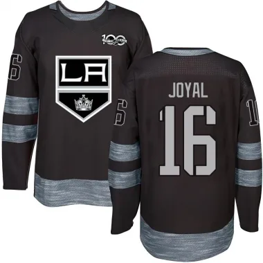 Authentic Eddie Joyal Black Los Angeles Kings 1917-2017 100th Anniversary Jersey - Men's