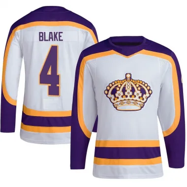 Rob Blake Los Angeles Kings Mitchell & Ness 1995/96 Throwback Alternate Authentic  Vintage Jersey - White