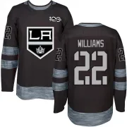 Authentic Tiger Williams Black Los Angeles Kings 1917-2017 100th Anniversary Jersey - Men's