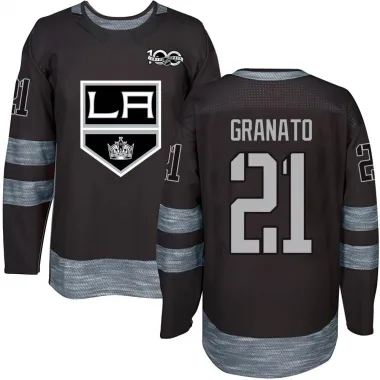 Authentic Tony Granato Black Los Angeles Kings 1917-2017 100th Anniversary Jersey - Men's