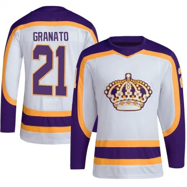 Authentic Tony Granato White Los Angeles Kings Reverse Retro 2.0 Jersey - Men's