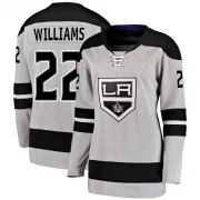 Breakaway Tiger Williams Gray Los Angeles Kings Alternate Jersey - Women's