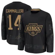 Premium Mike Cammalleri Black Los Angeles Kings 2024 Military Appreciation Practice Jersey - Youth