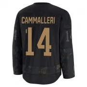 Premium Mike Cammalleri Black Los Angeles Kings 2024 Military Appreciation Practice Jersey - Youth